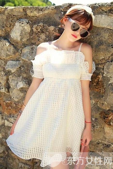夏季干净清爽搭配经 这么穿女神范妥妥的