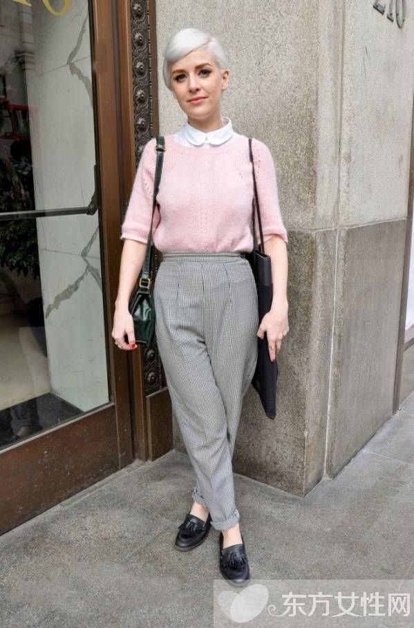 冰淇淋色系欧美风时尚搭配 让人想不回头都不行