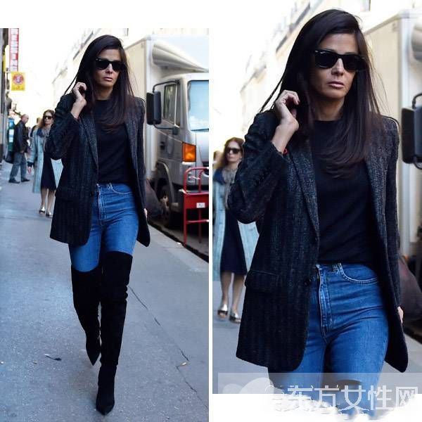 环球街拍之小西装系列 秋天这么穿简直太美了