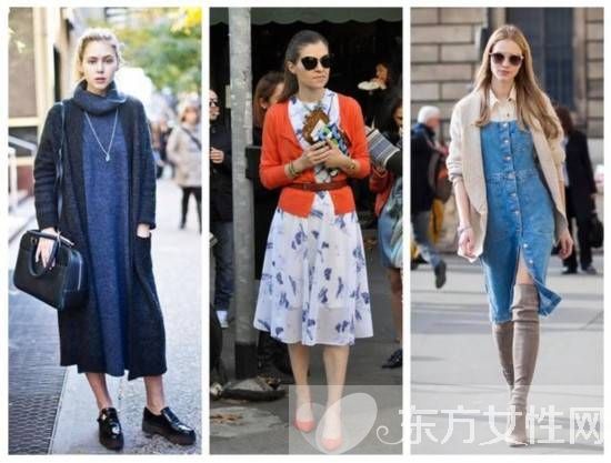 冬季连衣裙实用穿搭术 既温暖又显瘦