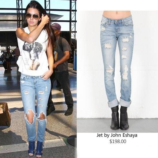 破洞牛仔裤怎么搭配 明星们都是这么穿的哦