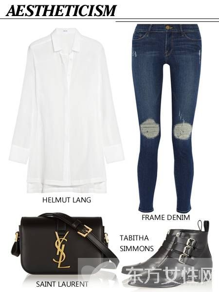 女士白衬衣的穿法推荐 欧美街头最常见的穿搭法