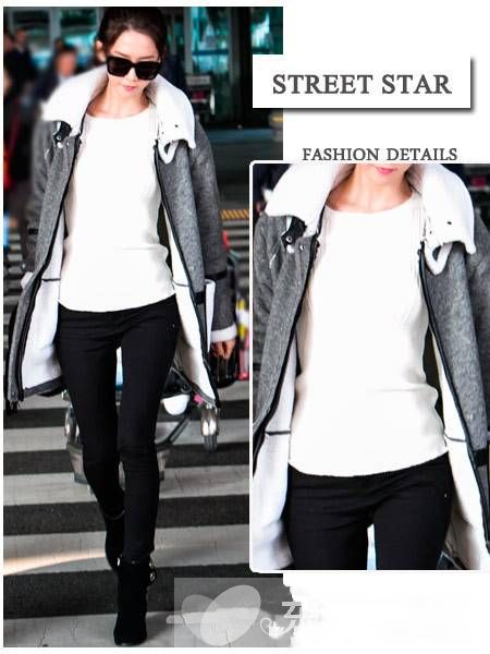 明星服装大衣搭配技巧 get允儿带你领略韩潮风范