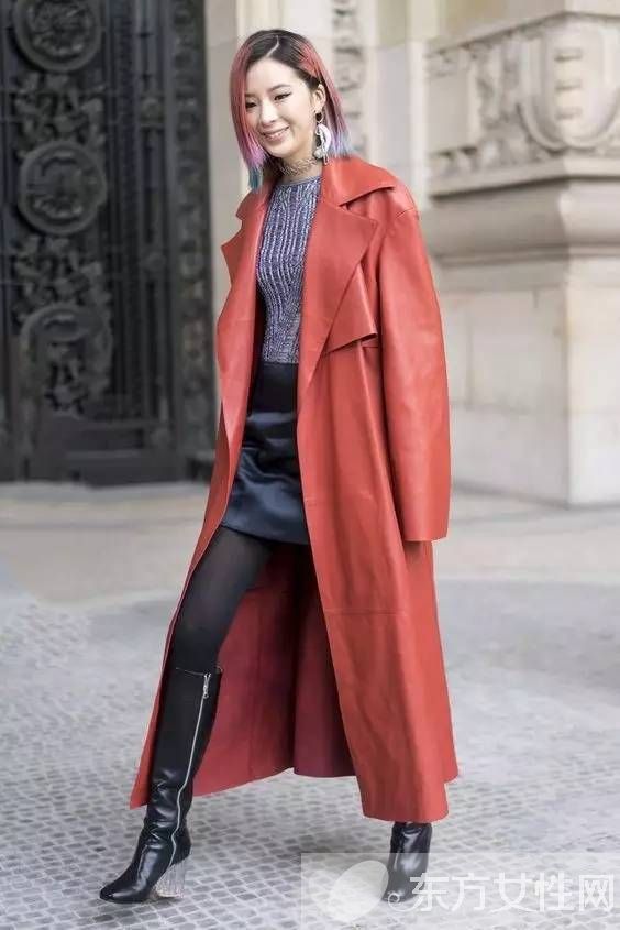 过膝靴搭配显高挑 瞬间穿出女王范儿