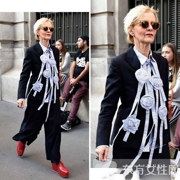 环球街拍之小西装系列 秋天这么穿简直太美了
