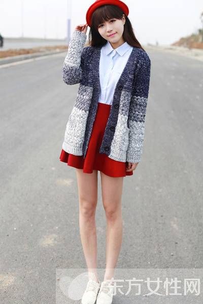 秋季女装时尚混搭风格 上街这么穿回头率老高了