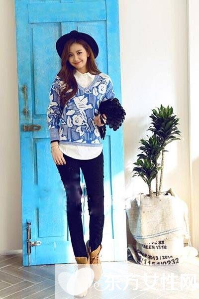 针织衫怎么搭配 韩国街头最流行的搭配方式推荐