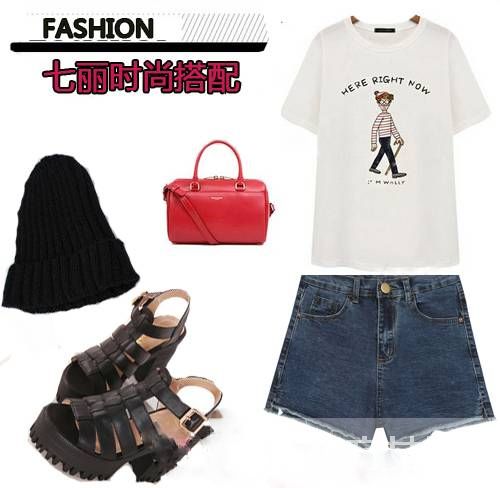 夏季高腰短裤怎么搭配 这么穿矮个也能显得很高挑