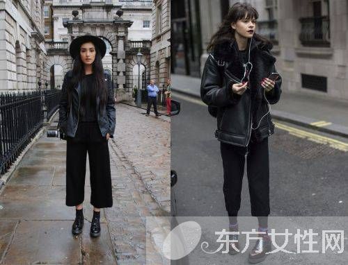 各式各样的皮衣搭配 这个冬天怎么穿都时髦