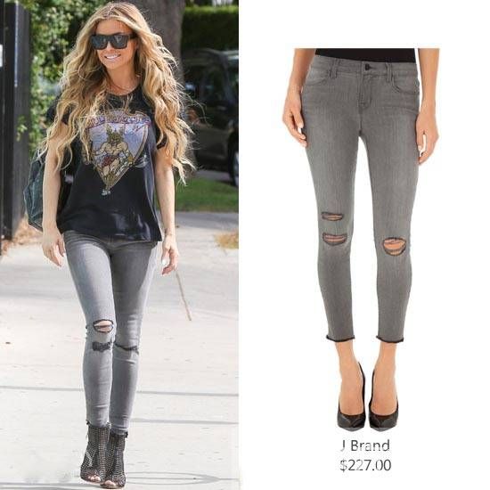 破洞牛仔裤怎么搭配 明星们都是这么穿的哦