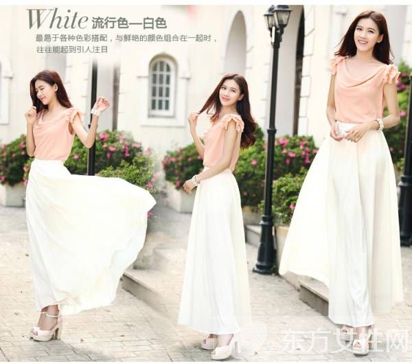 夏季时尚雪纺长裙推荐 轻松打造唯美女神范儿