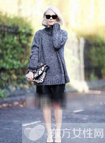韩版毛衣搭配半身裙 搭配起来居然可以这么美