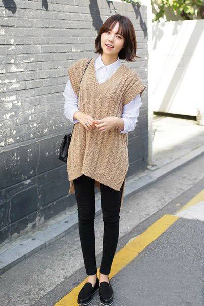 秋季毛衣复古风搭配 这么穿你也是时尚达人