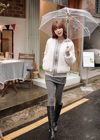 裙装打底裤也能穿出潮流范 不信就来看看