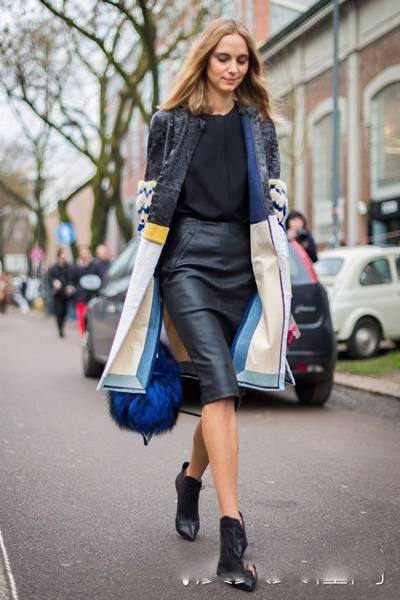 时尚冬装搭配技巧 你也可以是街拍达人