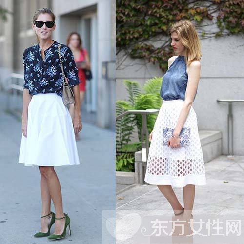 夏季半身长裙怎么搭配好看 时尚变修长瞬间女神范