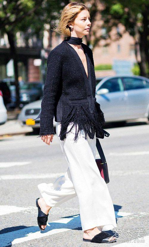 早春阔腿裤穿搭 阔腿裤应该这样穿