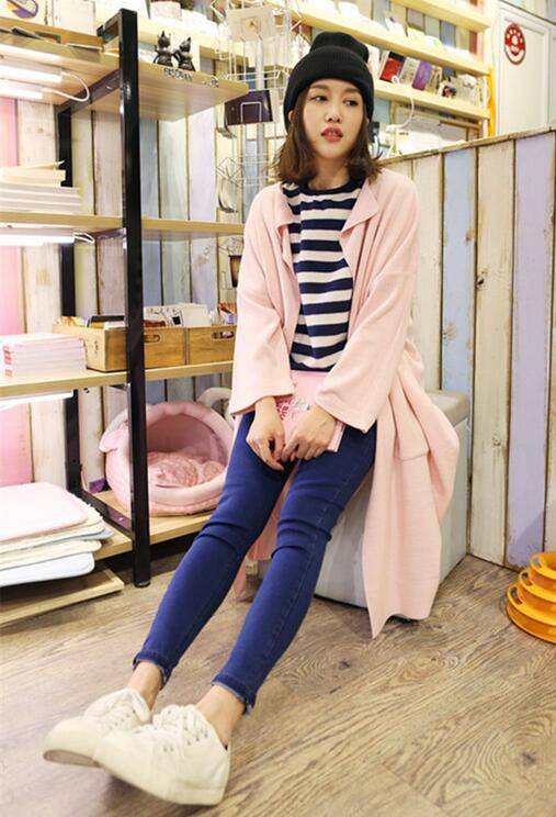 春款开衫毛衣怎么搭配 学他们这么搭就对了