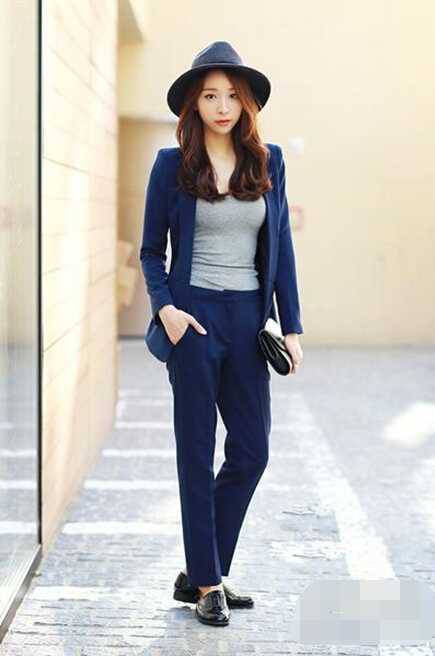 2016韩版小西装搭配 穿出优雅知性气质