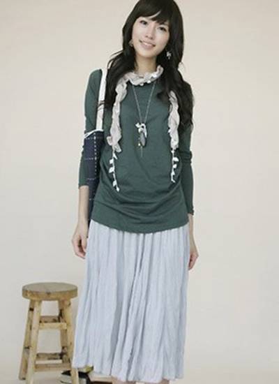 秋季长裙搭配技巧 长裙飘飘仙气十足