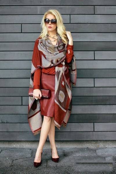 既时尚又保暖的冬季围巾搭配 赶紧get起来