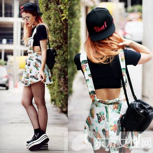 今夏随性混搭风最时尚 街头俏妞教你怎么穿的有范儿