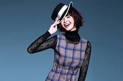 荷叶边裙摆连衣裙 尽显完美S型曲线