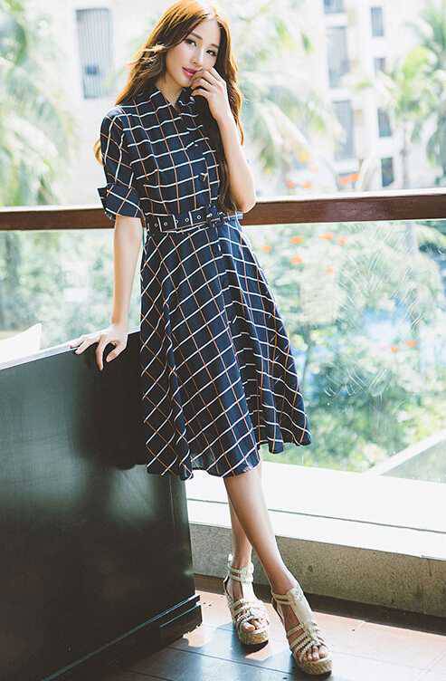 夏季英伦风裙子搭配 5款搭配清新减龄风