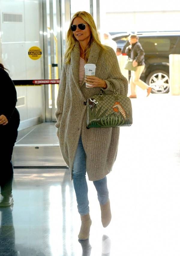 长款开衫针织衫搭配示范 学会了瞬间美cry