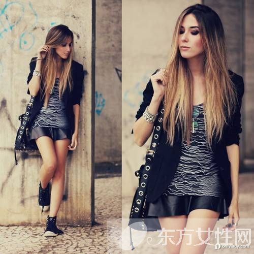今夏随性混搭风最时尚 街头俏妞教你怎么穿的有范儿