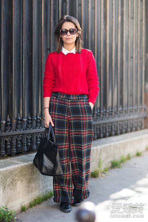 毛衣搭衬衫 适合春天的小清新搭配