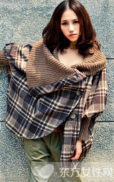 小清新时尚冬季女装搭配守则必看 格子元素文艺范足