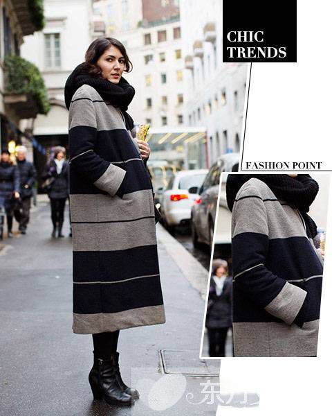 纯色羊毛大衣时尚搭配技巧 款款都是明星范儿