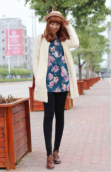 初春怎么能少了开衫毛衣 这样穿才够时尚