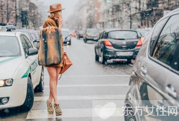 冬季时尚皮草大衣街拍 教你如何气质十足