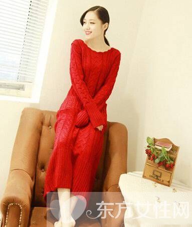 冬季经典红黑色服装搭配 轻松穿出完美身材