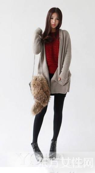 开衫毛衣怎么搭配好看 巧妙混搭风就是这么美