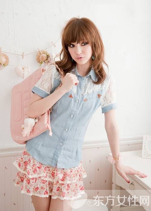 夏日蛋糕半身裤裙搭配 让你尽展超甜气质