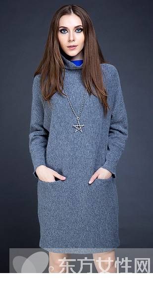 学毛线短裙搭配技能 时尚达人都是这么穿的