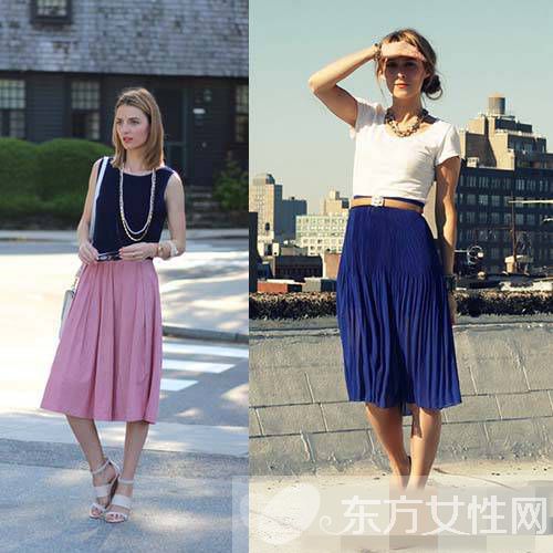夏季半身长裙怎么搭配好看 时尚变修长瞬间女神范