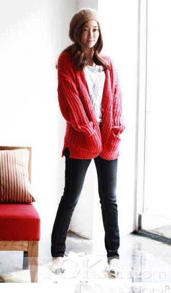 开衫毛衣怎么搭配好看 巧妙混搭风就是这么美