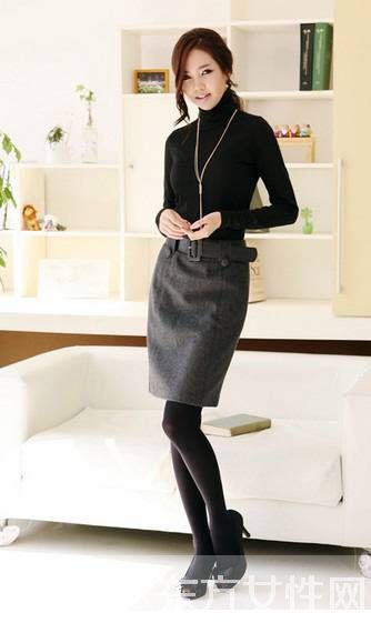巧选职场西装裙 尽展职场女性迷人风采