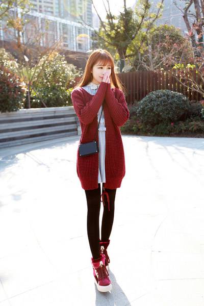 秋季毛衣复古风搭配 这么穿你也是时尚达人