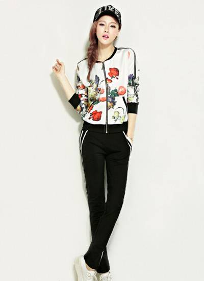 秋季女士运动装搭配 时尚达人都是这么搭的