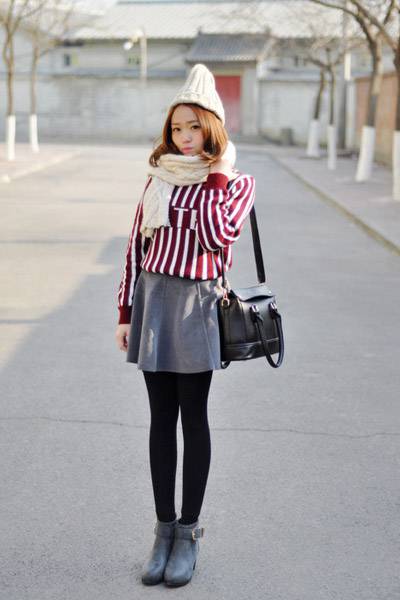 秋季毛衣复古风搭配 这么穿你也是时尚达人