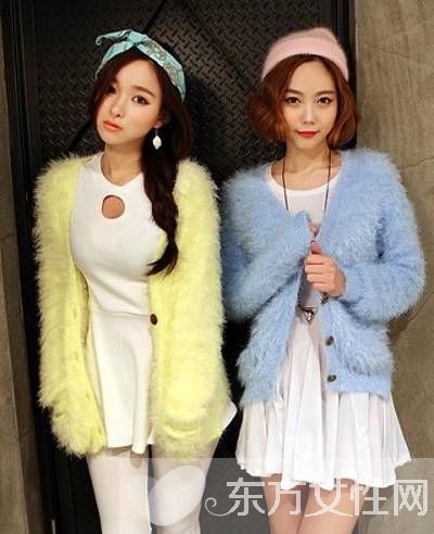 春季马海毛毛衣搭配 不仅御寒还狂凹造型