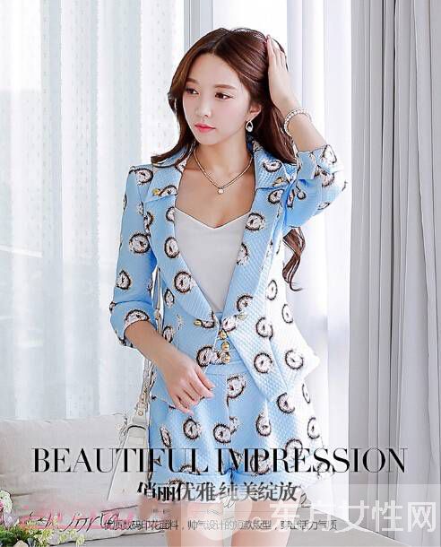 2016时尚春装小外套 简约修身小西装超显气质