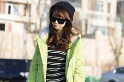 韩版棉衣外套搭配技巧 冬日里的最潮搭配