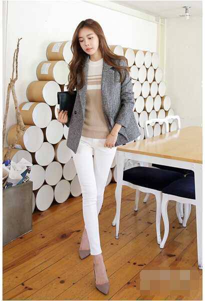2016韩版小西装搭配 穿出优雅知性气质