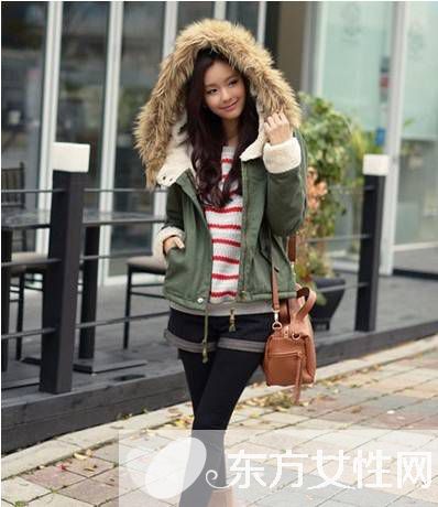 MM时尚冬装搭配 亮色棉服美出新高度